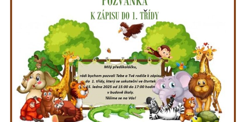 Zápis do první třídy